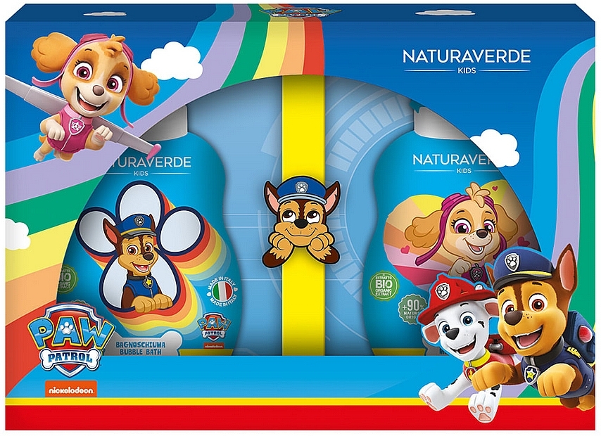 Набір - Naturaverde Kids Paw Patrol (bubble/bath/250ml + shm/250ml + acc/1pc) — фото N1