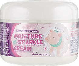 Крем увлажняющий с эффектом сияния - Elizavecca Face Care Milky Piggy Moisture Sparkle Cream — фото N2