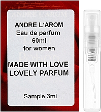Духи, Парфюмерия, косметика Andre L`Arom Made with Love "Lovely Parfum" - Парфюмированная вода (пробник)