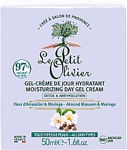 Денний крем-гель проти забруднень "Колір мигдалю" - Le Petit Olivier Anti-Pollution  Day Gel Cream - Almond Blossom — фото N1