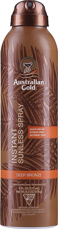 Спрей для автозасмаги - Australian Gold Self-Tanning Spray Sunless Instant — фото N1