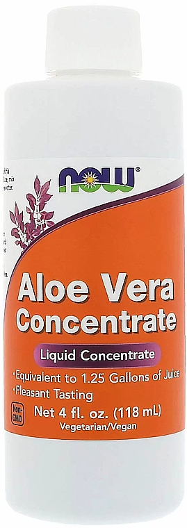 Пищевая добавка "Алоэ вера концентрат" - Now Foods Aloe Vera Concentrate — фото N1