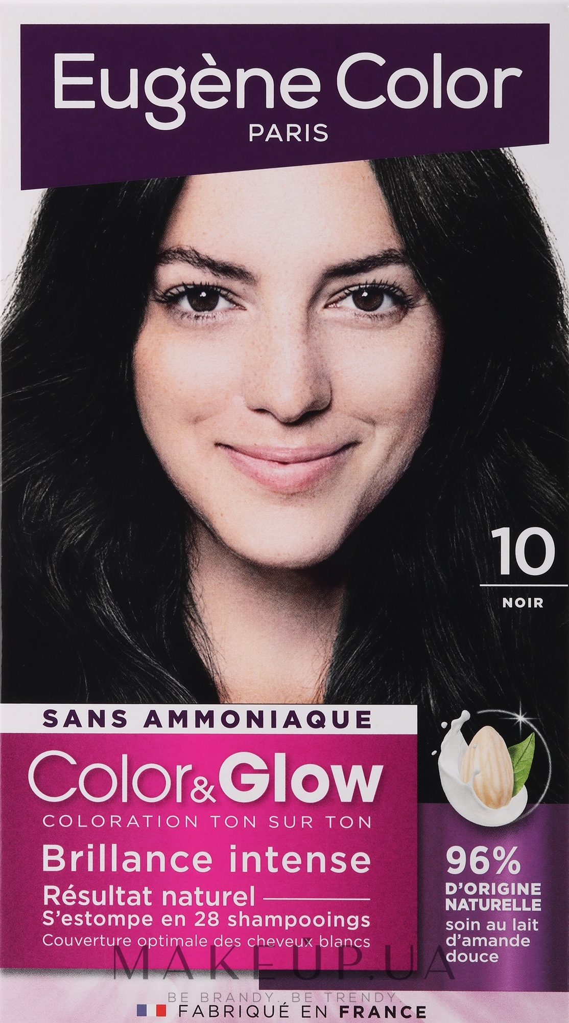 Фарба для волосся без аміаку - Eugene Perma Eugene Color Color & Glow — фото 10 - Black