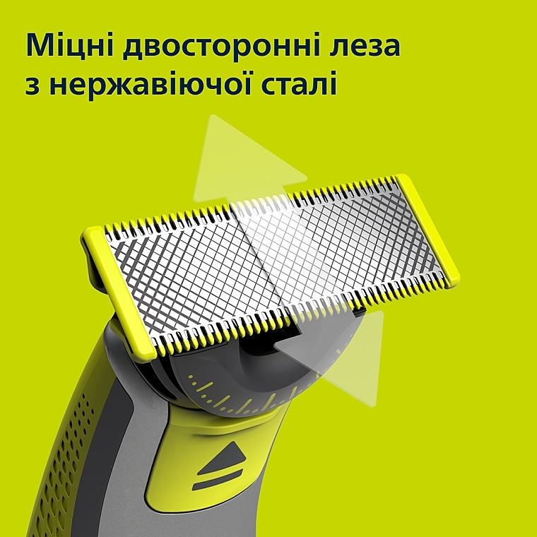 Змінні леза з насадками для тіла - Philips OneBlade 360 QP624/50  — фото N6