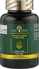 Пищевая добавка "Спирулина", 100 капсул - Apnas Natural Spirulina — фото N1
