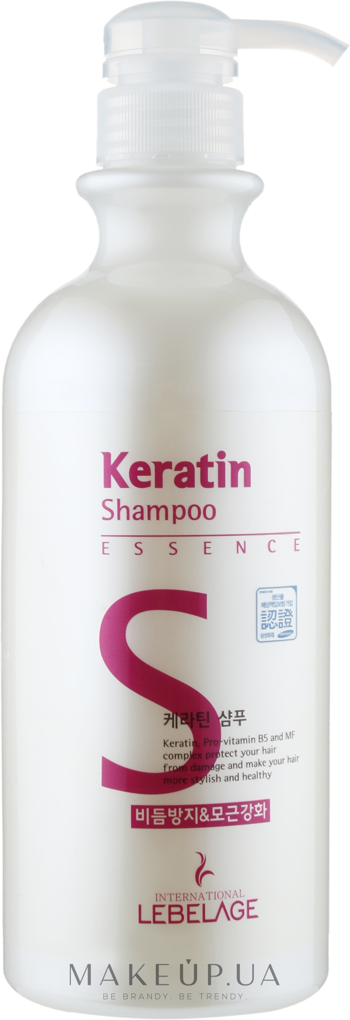 Шампунь з кератином - Lebelage Keratin Shampoo — фото 750ml