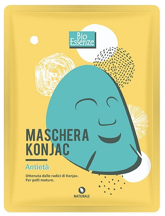 Маска для лица антивозрастная - Bio Essenze Konjac Anti-Aging Mask — фото N1