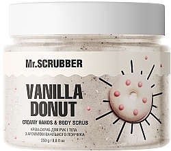 Парфумерія, косметика Крем-скраб для рук і тіла з ароматом ванільного пончика - Mr.Scrubber Vanila Donut