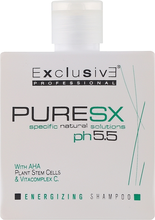 Стимулирующий шампунь против выпадения волос - Exclusive Professional Pure SX Energizing Shampoo — фото N1