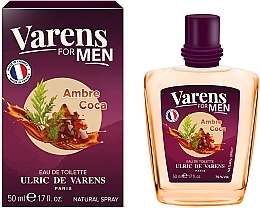 Духи, Парфюмерия, косметика Ulric de Varens Varens For Men Ambre Coca - Туалетная вода