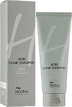 Слабокислотний шампунь для волосся - Heona Acid Clinic Shampoo — фото N2