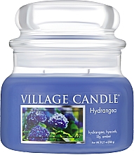 Ароматическая свеча в банке "Гортензия" - Village Candle Hydrangea  — фото N1