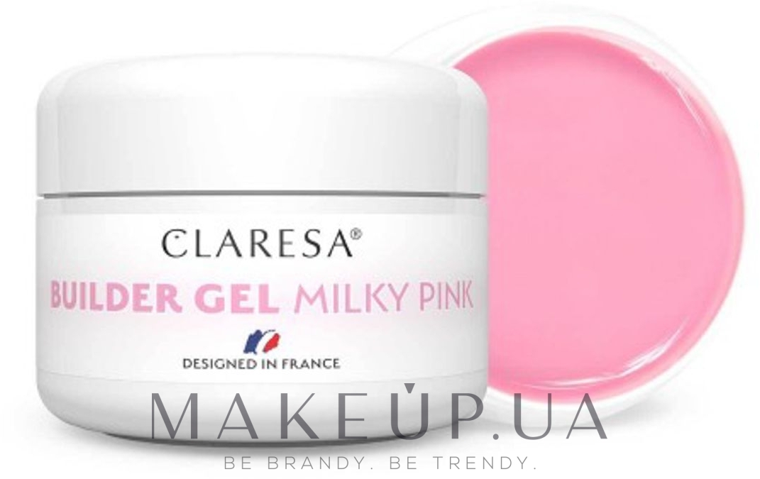 Гель для нарощування, 50 г - Claresa Builder Gel — фото Milky Pink