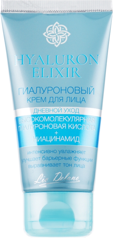 Гиалуроновый дневной крем для лица - Liv Delano Hyaluron Elixir Day Cream