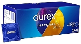 Духи, Парфюмерия, косметика Презервативы, 144 шт. - Durex Natural XL Extra Grande Fit