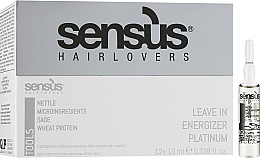 Парфумерія, косметика Ампули проти випадіння волосся - Sensus Tools Leave-In Energizer Platinum