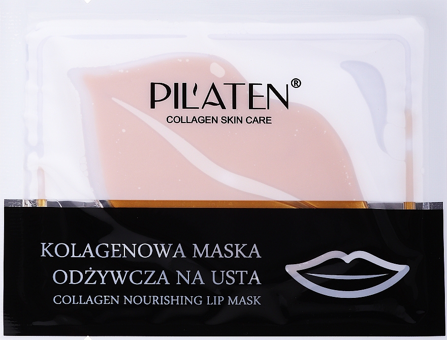 Живильна колагенова маска для губ - Pilaten Collagen Nourishing Lip Mask — фото N1
