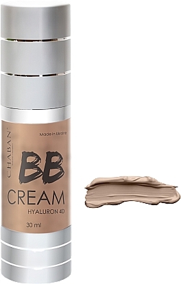 Минеральный тонирующий ВВ-крем с 4D гиалуроновой кислотой - Chaban Natural Cosmetics BB Cream — фото N1