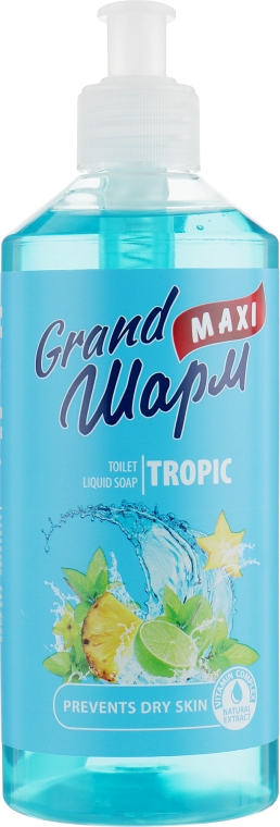 Мило рідке "Тропік" - Grand Шарм Maxi Tropic Toilet Liquid Soap — фото N1
