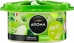 Автомобільний ароматизатор - Aroma Car Organic Green Apple — фото N1