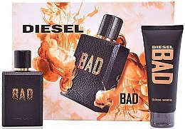 Духи, Парфюмерия, косметика Diesel Bad - Набор (edt/75ml + sh/gel/100ml)