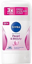 Духи, Парфюмерия, косметика Антиперспирант-стик - NIVEA Pearl & Beauty Fresh Quick Dry Clean Anti-Perspirant