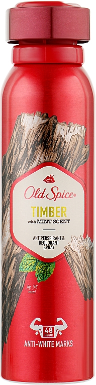 Аэрозольный дезодорант - Old Spice Timber Antiperspirant&Deodorant Spray