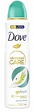 Дезодорант-антиперспирант "Груша и алоэ" - Dove Advanced Care Pear & Aloe Vera Antiperspirant Deodorant Spray — фото N1