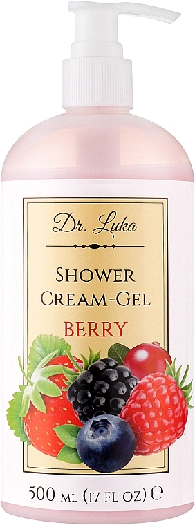 Крем-гель для душу "Berry" - Dr. Luka Shower Cream-Gel Berry — фото N1
