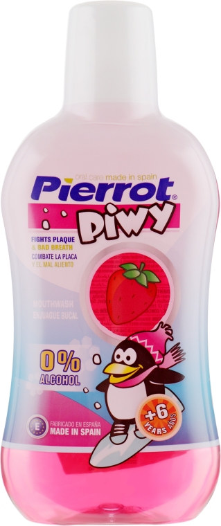 Детский зубной ополаскиватель "Пиви" - Pierrot Piwy Mouthwash for Children — фото N1
