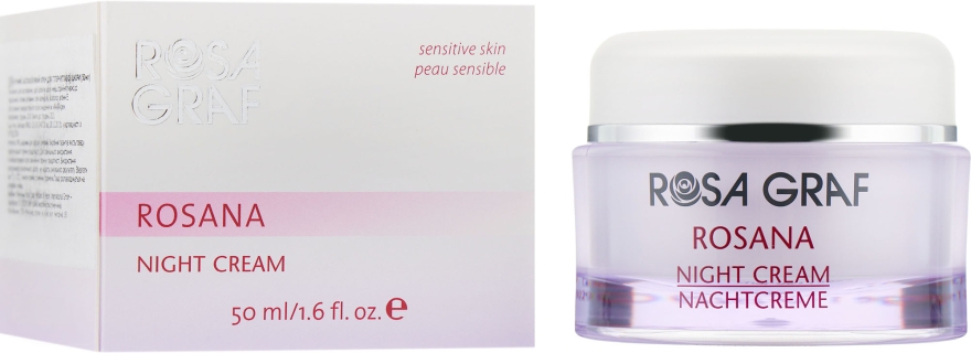 Ночной крем для чувствительной кожи - Rosa Graf Rosana Night Cream — фото N1