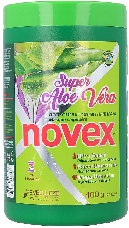 Маска для волос - Novex Super Aloe Vera Hair Mask — фото N3