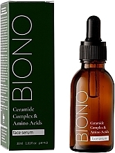 УЦІНКА Освітлювальна сироватка для обличчя - Biono Ceramide Complex & Amino Acids Face Serum * — фото N2