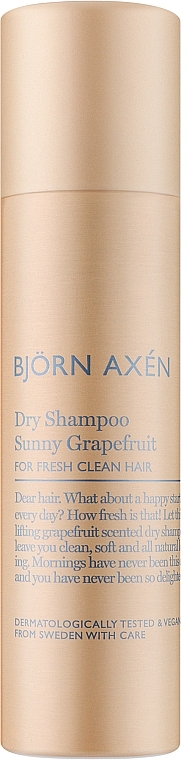 Сухой шампунь с ароматом грейпфрута - BjOrn AxEn Dry Shampoo Sunny Grapefruit — фото N1