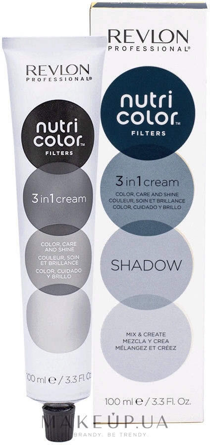 УЦІНКА Тонувальний крем-бальзам для волосся, 100 мл - Revlon Professional Nutri Color Filters * — фото Shadow