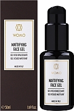 Матирующий гель для лица - Womo Mattifying Face Gel — фото N2