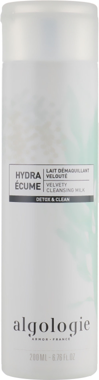 Молочко очищувальне оксамитове - Algologie Detox & Clean Velvety Cleansing Milk — фото N1