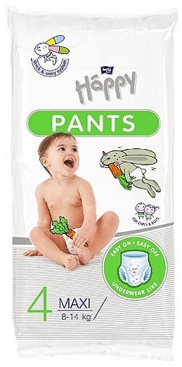 Детские подгузники-трусики Maxi 8-14 кг, размер 4, 1 шт. - Bella Baby Happy Pants  — фото N1