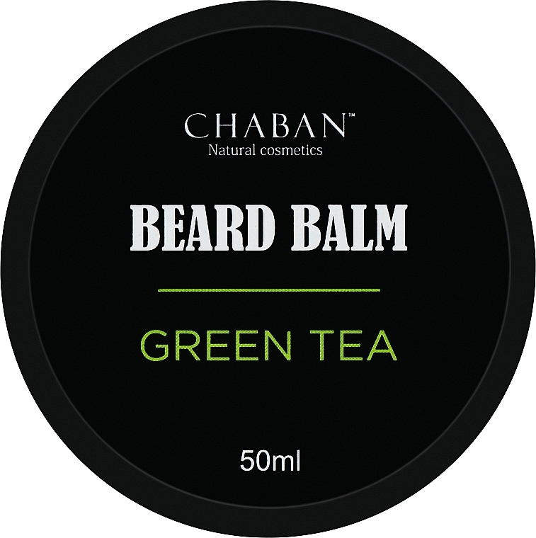 Бальзам для бороды "Green Tea" - Chaban Natural Cosmetics Beard Balm — фото N1