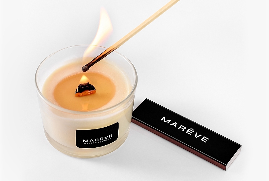 Ароматическая веганская свеча "Vanilla Passion" - MAREVE — фото N8