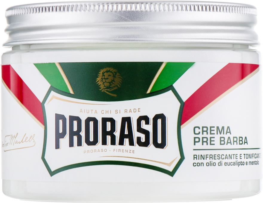Крем до бритья с экстрактом эвкалипта и ментола - Proraso Green Line Pre-Shaving Refreshing and Toning Cream — фото N5