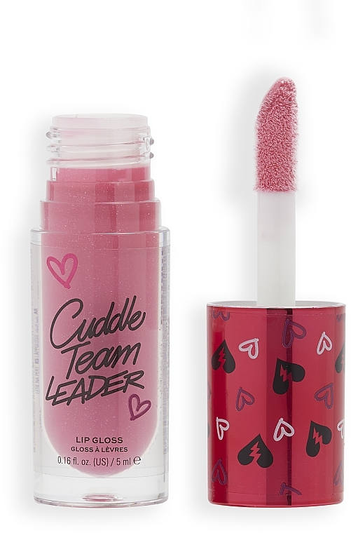 Блеск для губ - Revolution X Fortnite Cuddle Team Leader Pink Shimmer Lip Gloss — фото N2