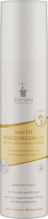 Молочко для лица с овсом - Bioturm Hafer-Reinigungsmilch Nr. 95 — фото N1