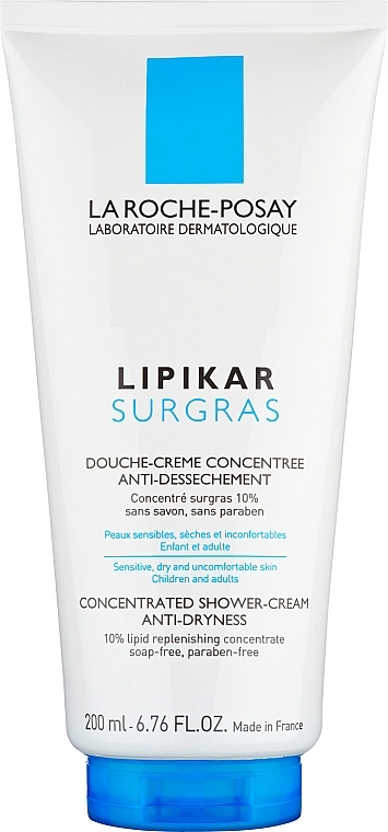 Гель-крем для душу - La Roche-Posay Lipikar Surgras Concentrated Shower-Cream — фото N1