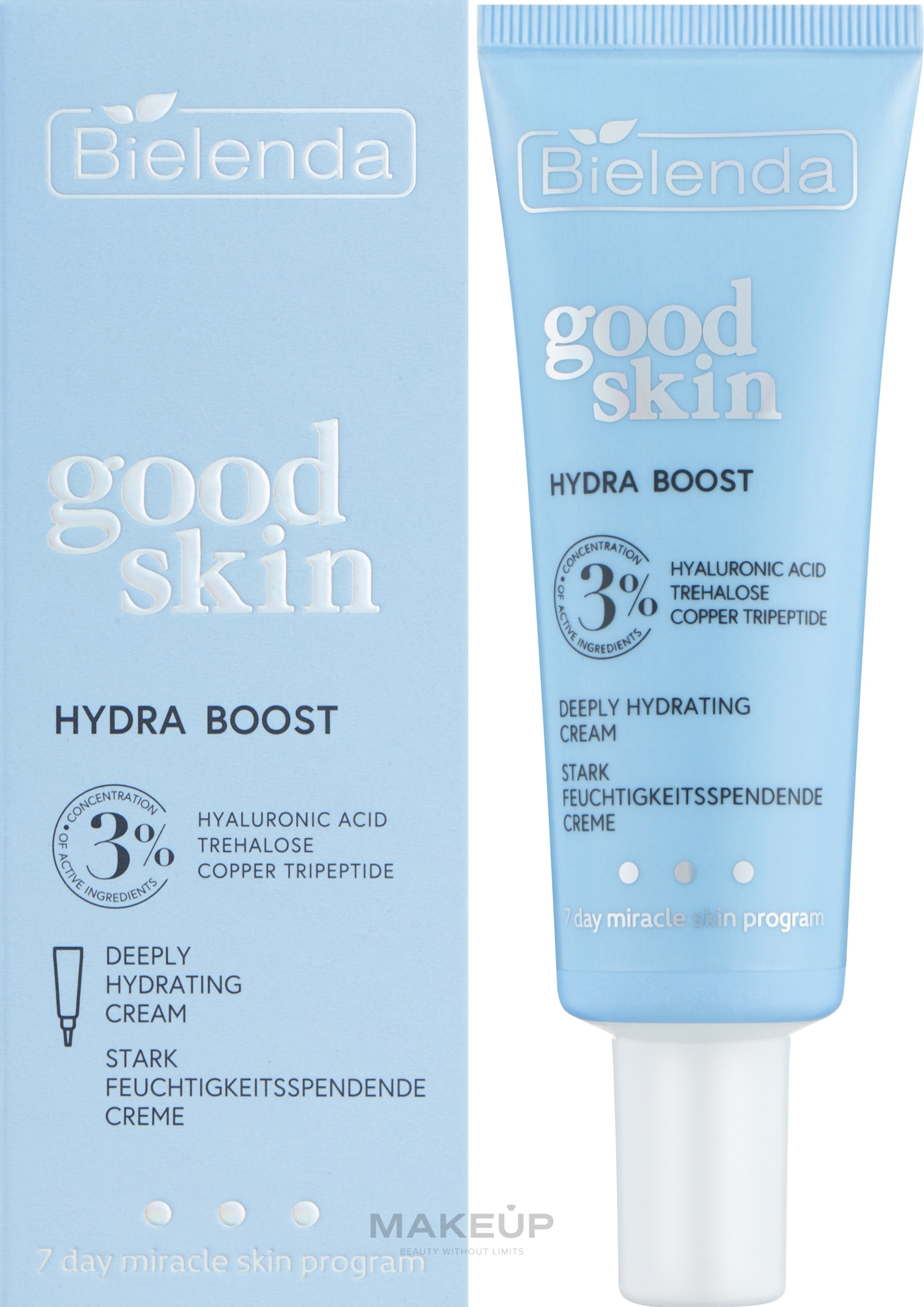 Зволожувальний крем з гіалуроновою кислотою - Bielenda Good Skin Hydra Boost Moisturizing Face Cream — фото 50ml