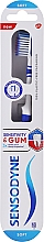 Зубна щітка "Чутливість зубів та захист ясен", синя, варіант 2 - Sensodyne Sensitivity & Gum Soft Toothbrush — фото N1