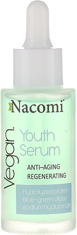 Омолаживающая сыворотка для лица - Nacomi Youth Serum Anti-Aging & Regenerating Serum  — фото N1