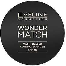 Парфумерія, косметика Пудра для обличчя - Eveline Cosmetics Wonder Match Matt Pressed Compact Powder SPF30