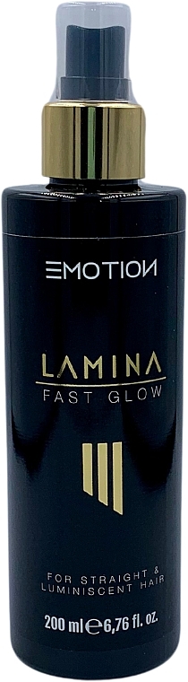 Спрей-ламинирование для волос с зеркальным эффектом - Emotion Lamina Fast Glow — фото N1