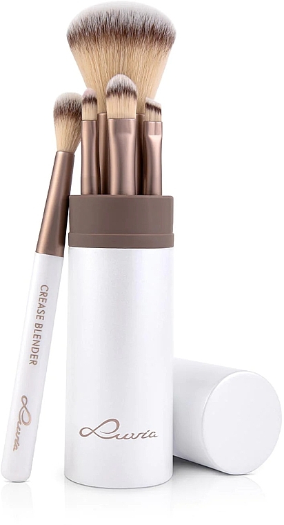 Набор кистей для макияжа, 5 шт - Luvia Cosmetics Macchiato Travel Brush Set — фото N1